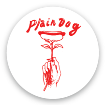Plain Dog Sticker