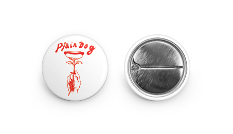 Plain Dog Pin